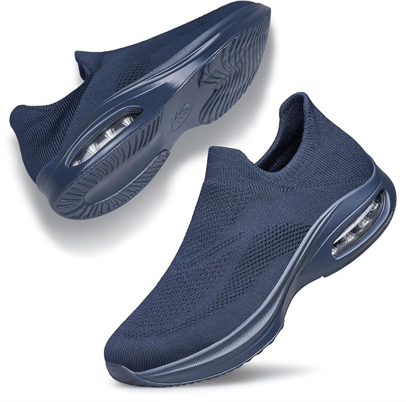 Women's Lightweight Breathable Walking Shoes with Cushion, Non-Slip Te