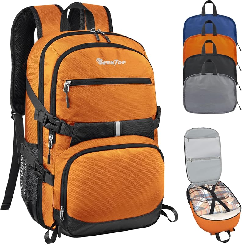 Seektop 40L Foldable Lightweight Hiking Backpack, Packable and Flight 