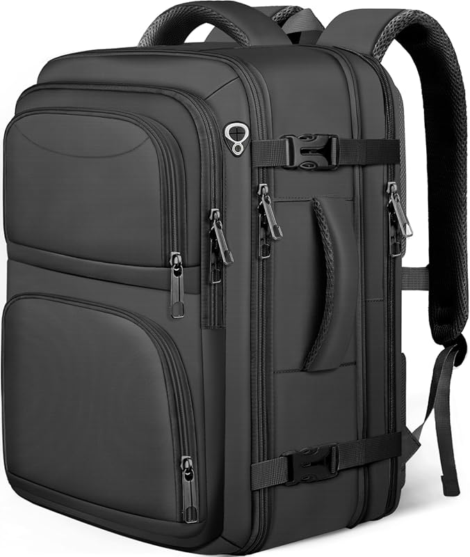 Expandable TSA Approved Travel Backpack for Men, Fits 17.3
