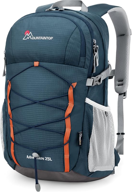 MOUNTAINTOP Lightweight Hiking Backpack with Rain Cover, Available in 
