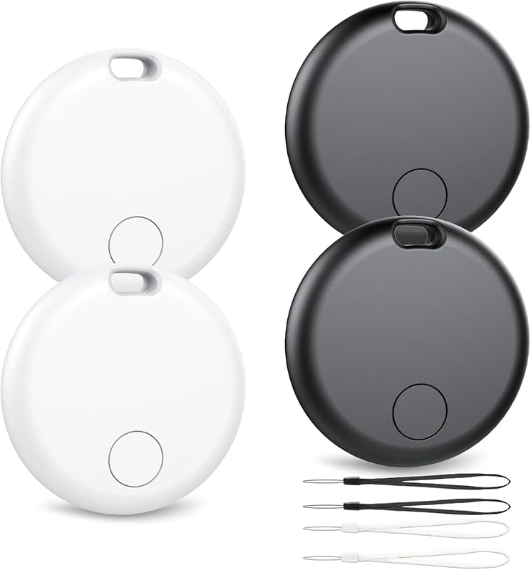 Air Tracker Tag 4-Pack for Android, Bluetooth GPS Locator for Keys, Wa