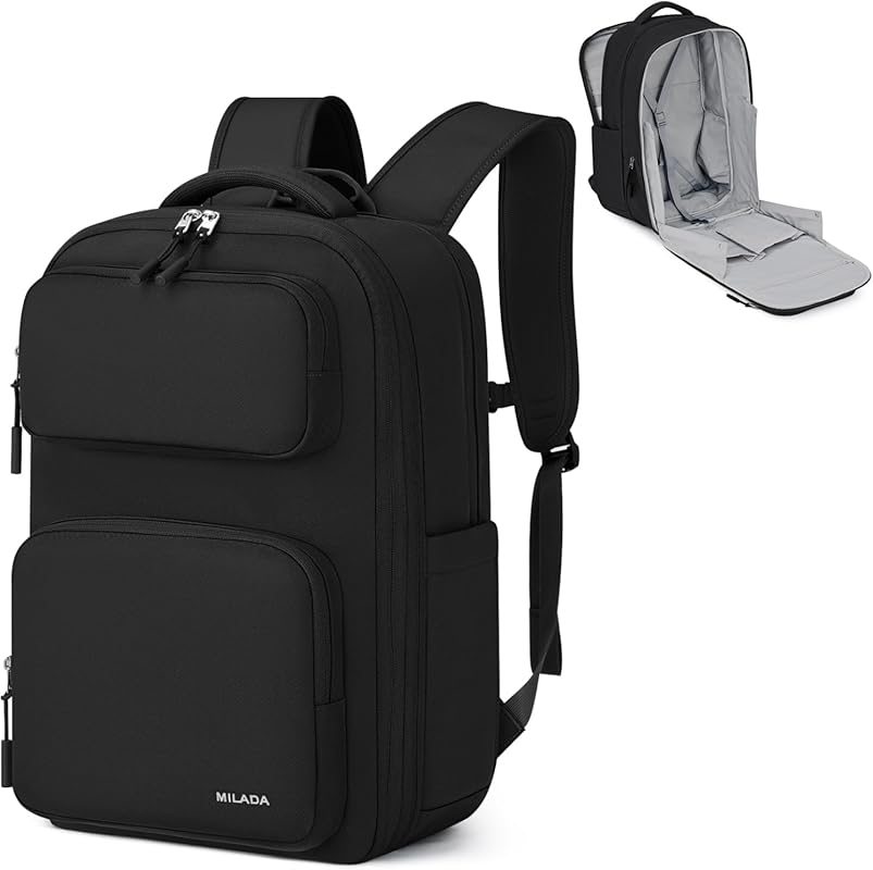 MILADA Expandable TSA-Approved Travel Backpack 28L to 39L with 17 Inch
