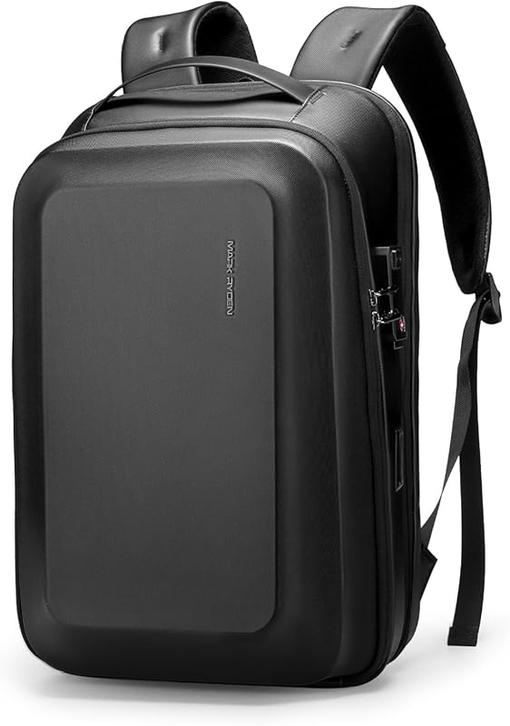 MARK RYDEN Hard Shell 15.6 Inch Laptop Backpack with TSA Approved Lock