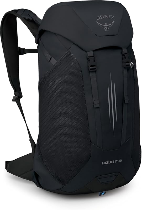 Osprey Hikelite LT 30L Lightweight Hiking Backpack with Rain Cover, Du