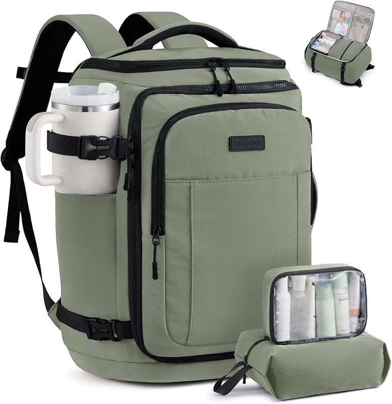 LOVEVOOK Lightweight 25L Travel Backpack for Men & Women, Waterproof w