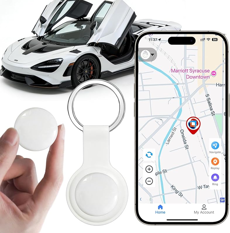 Waterproof Real-Time GPS Tracker for Vehicles, Pets, and Valuables wit