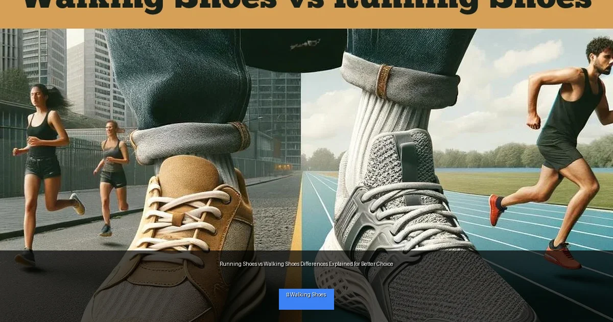 Running Shoes vs Walking Shoes Differences Explained for Better Choice