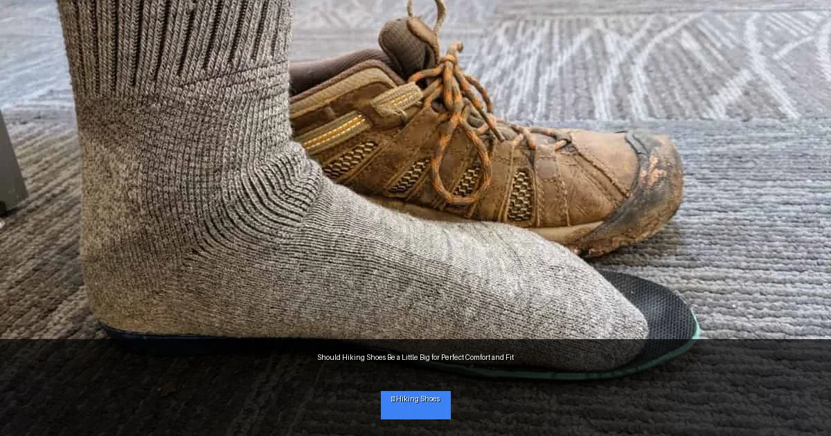 Should Hiking Shoes Be a Little Big for Perfect Comfort and Fit