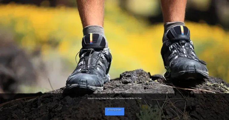 Should Hiking Shoes Be Bigger for Comfort and Better Fit Tips