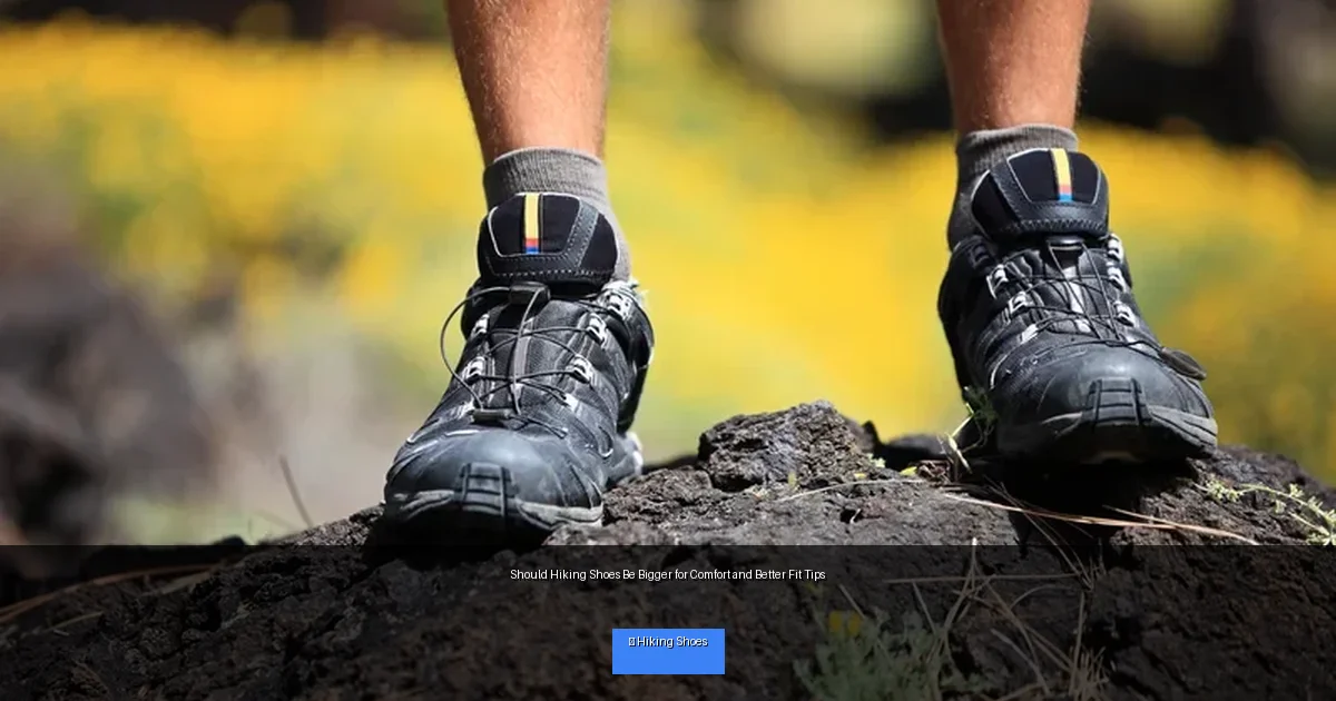 Should Hiking Shoes Be Bigger for Comfort and Better Fit Tips