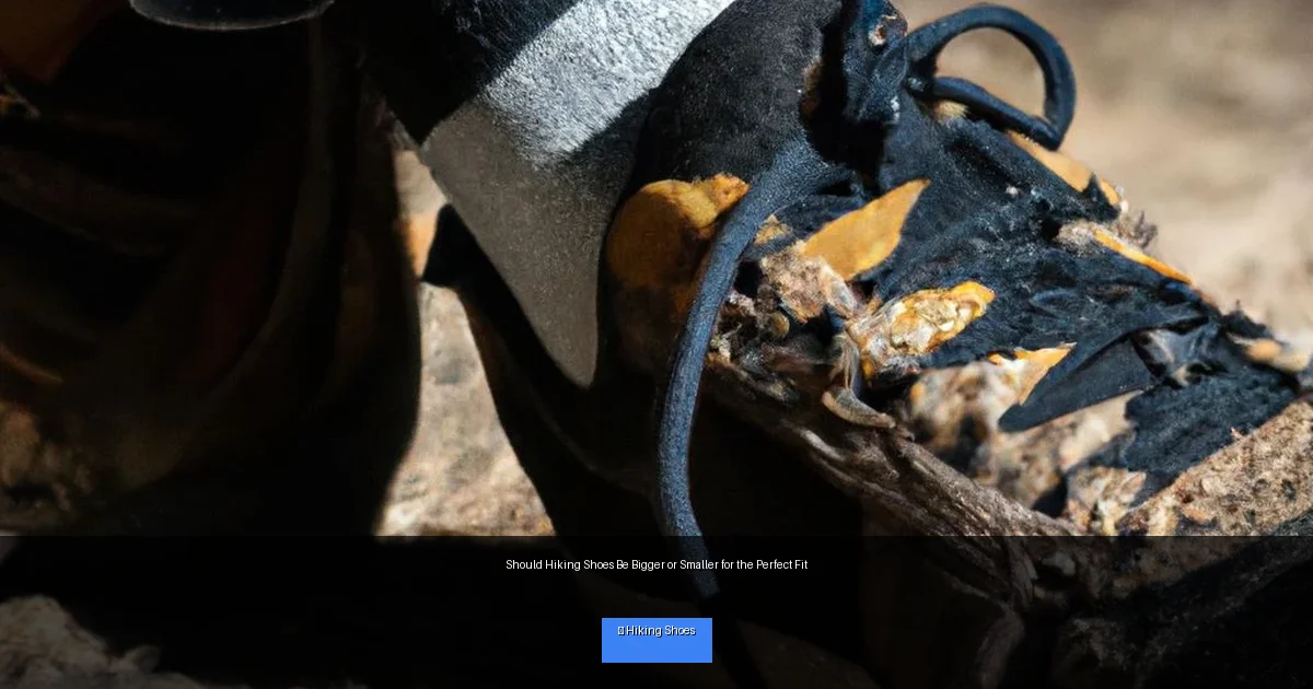 Should Hiking Shoes Be Bigger or Smaller for the Perfect Fit