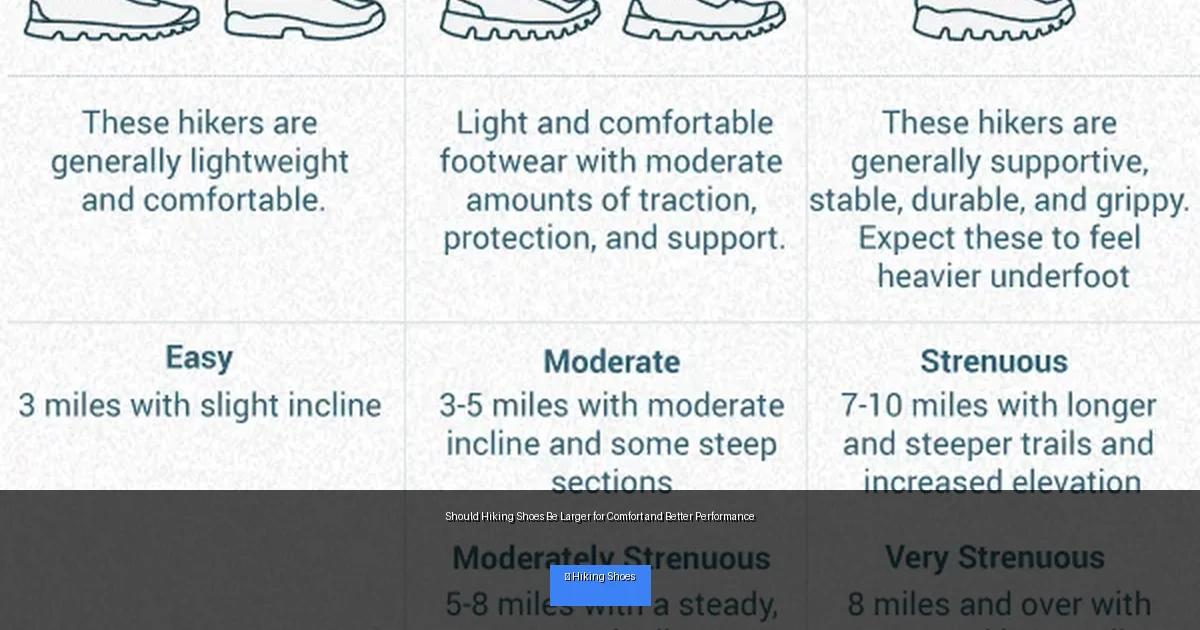 Should Hiking Shoes Be Larger for Comfort and Better Performance