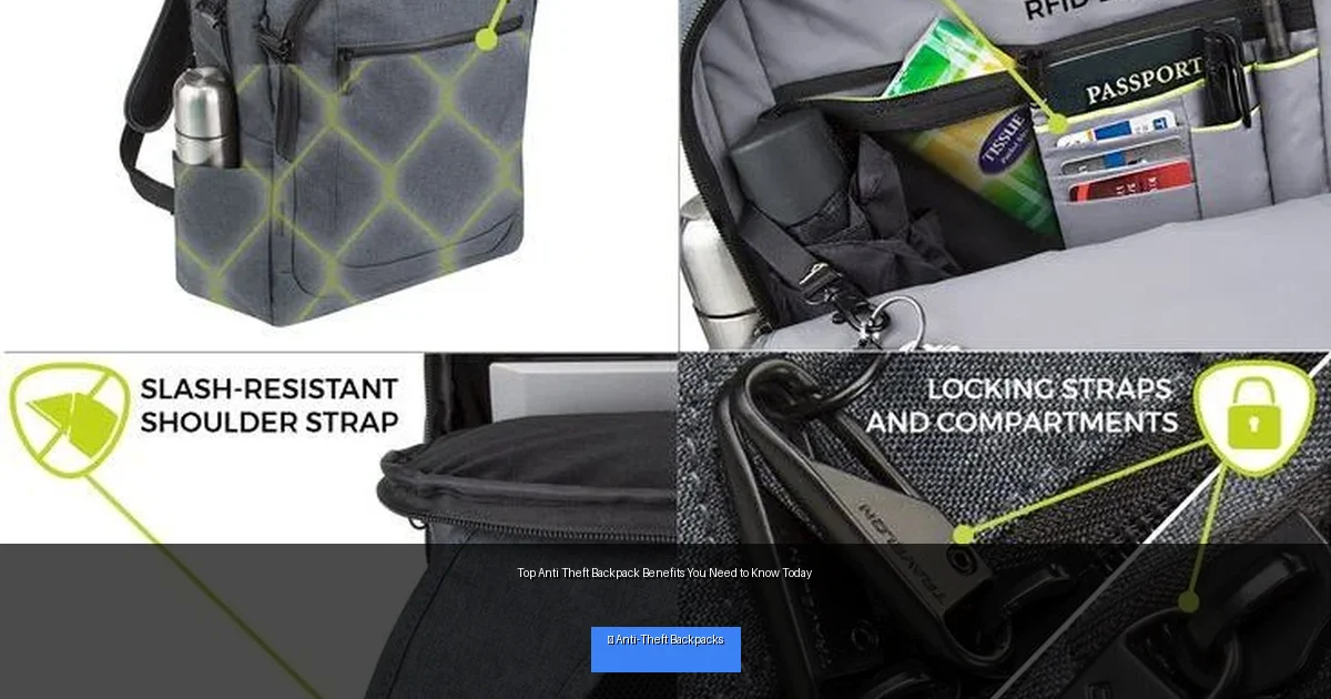 Top Anti Theft Backpack Benefits You Need to Know Today