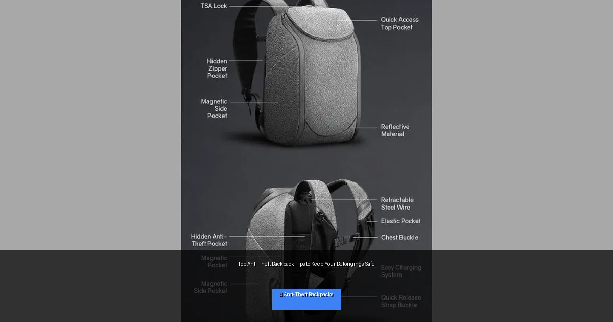 Top Anti Theft Backpack Tips to Keep Your Belongings Safe
