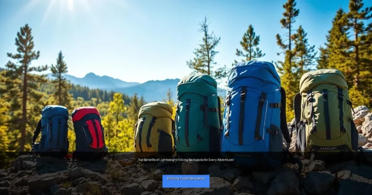Top Benefits of Lightweight Hiking Backpacks for Every Adventurer