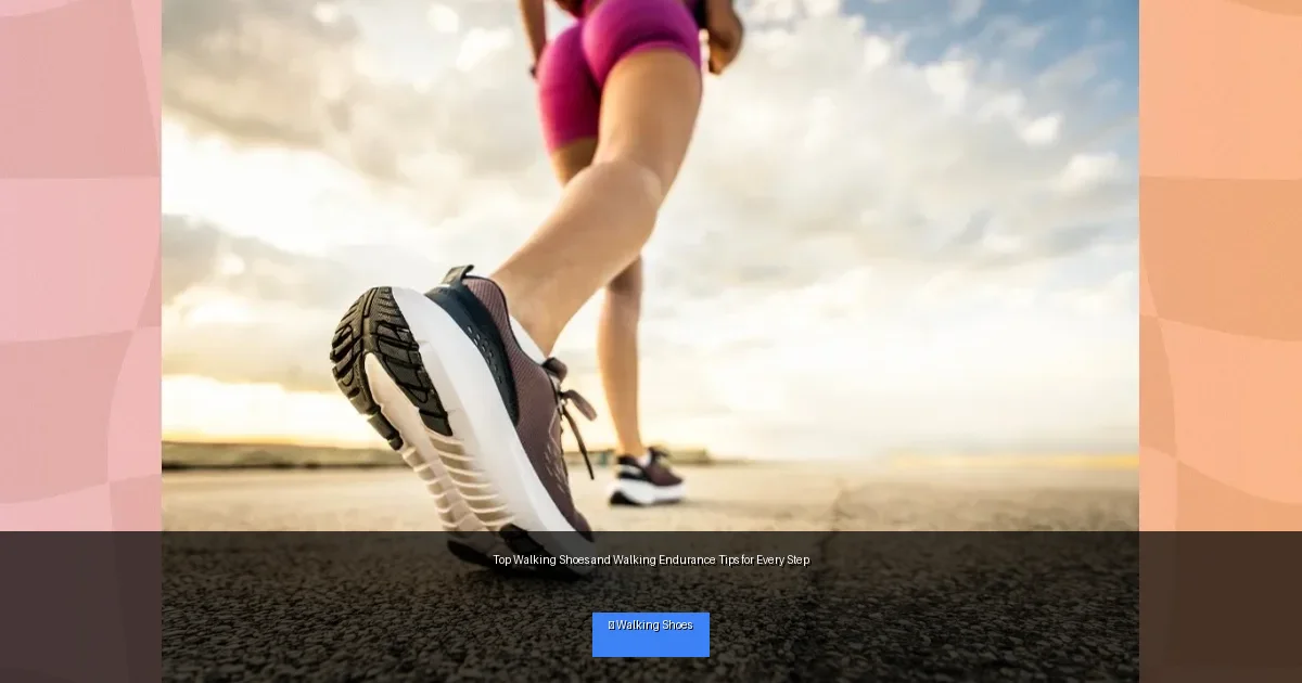 Top Walking Shoes and Walking Endurance Tips for Every Step