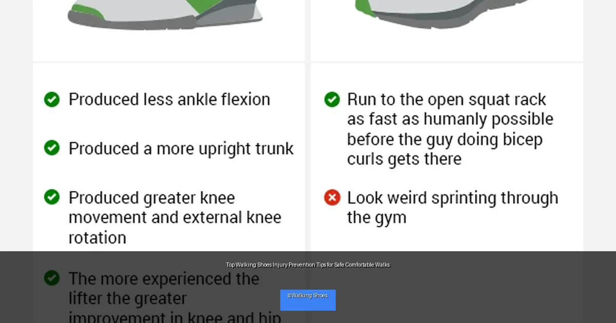 Top Walking Shoes Injury Prevention Tips for Safe Comfortable Walks