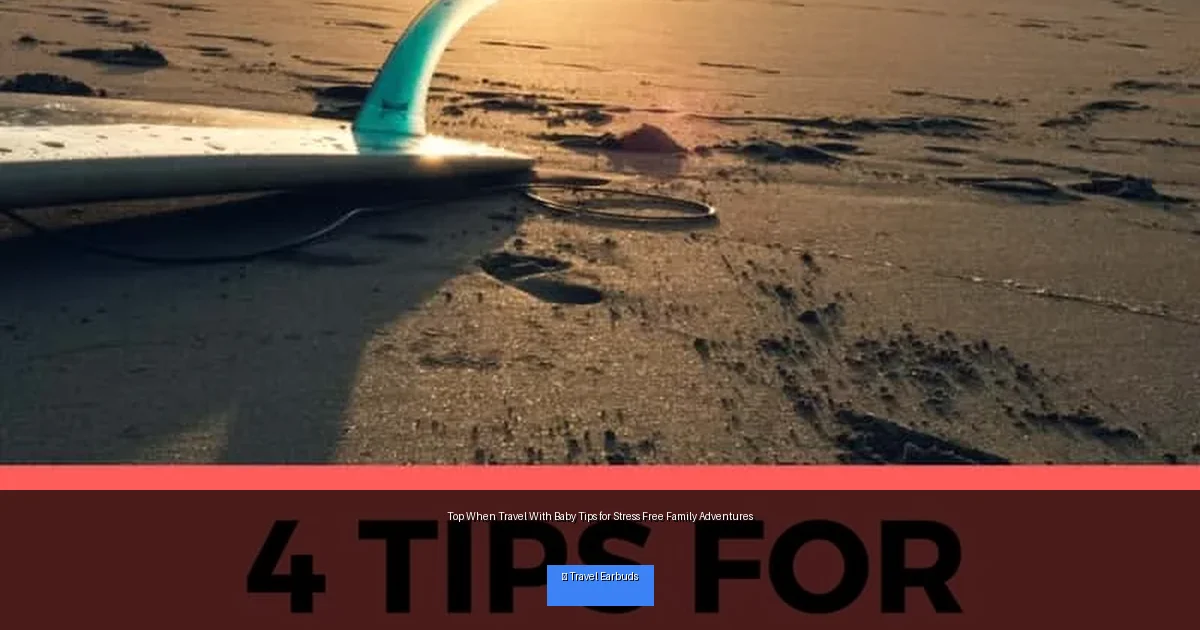 Top When Travel With Baby Tips for Stress Free Family Adventures
