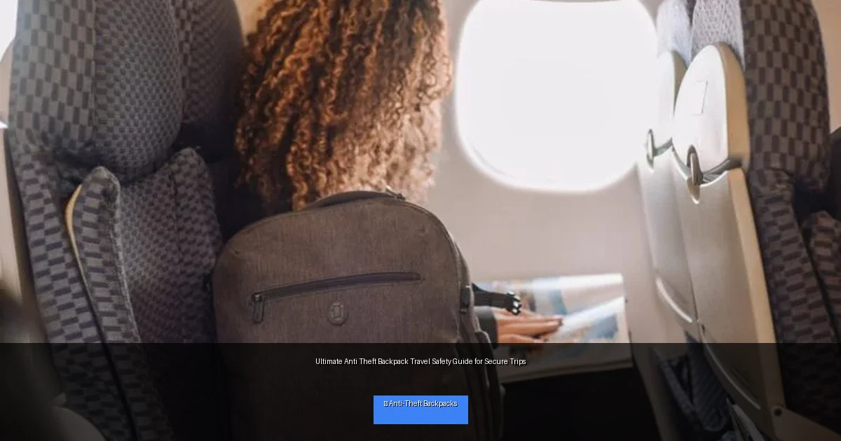 Ultimate Anti Theft Backpack Travel Safety Guide for Secure Trips