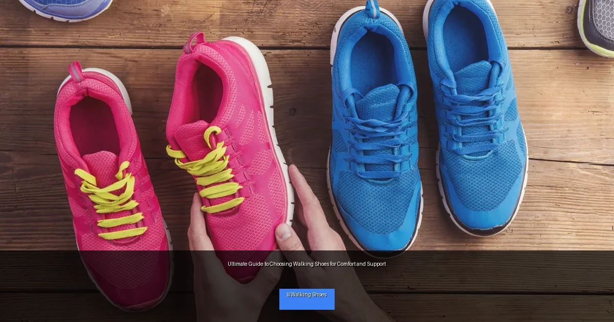 Ultimate Guide to Choosing Walking Shoes for Comfort and Support