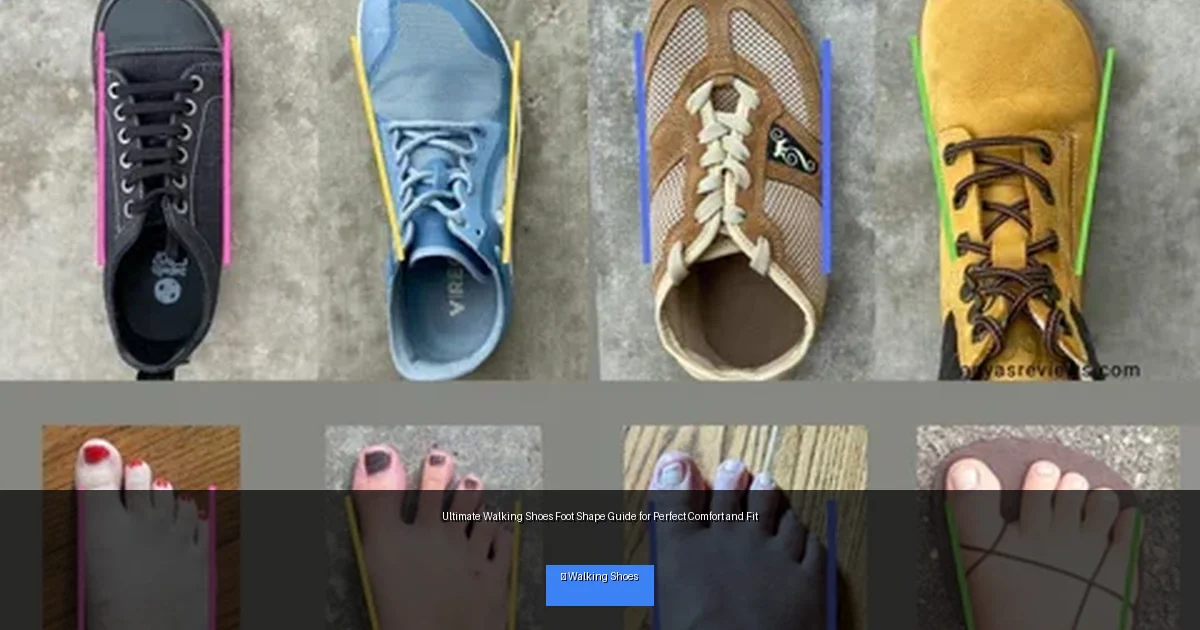 Ultimate Walking Shoes Foot Shape Guide for Perfect Comfort and Fit