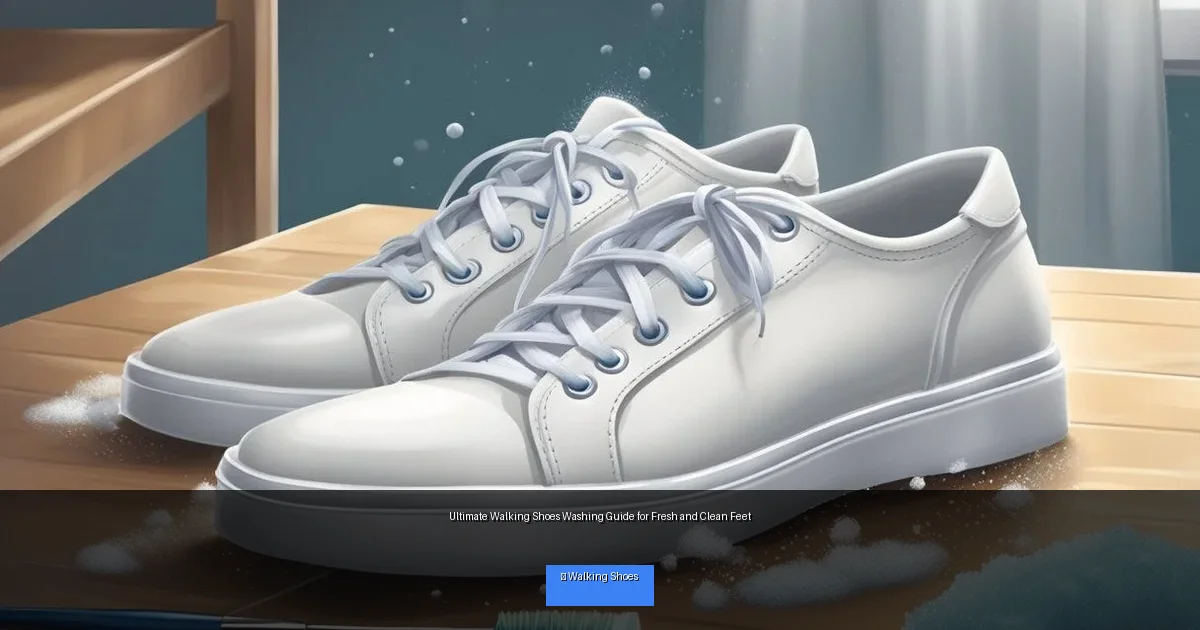 Ultimate Walking Shoes Washing Guide for Fresh and Clean Feet