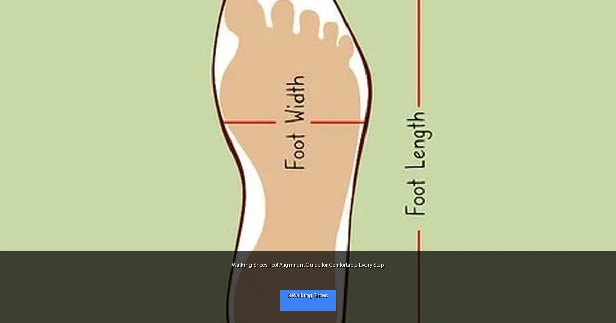 Walking Shoes Foot Alignment Guide for Comfortable Every Step