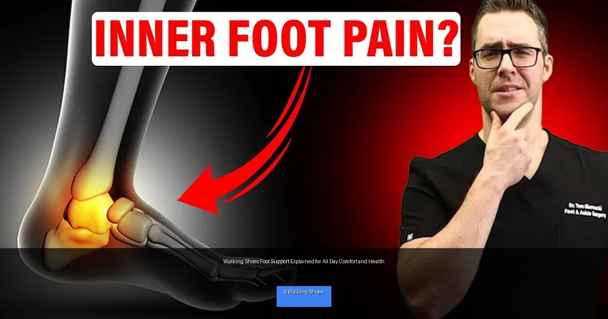 Walking Shoes Foot Support Explained for All Day Comfort and Health