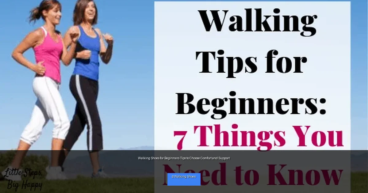 Walking Shoes for Beginners Tips to Choose Comfort and Support