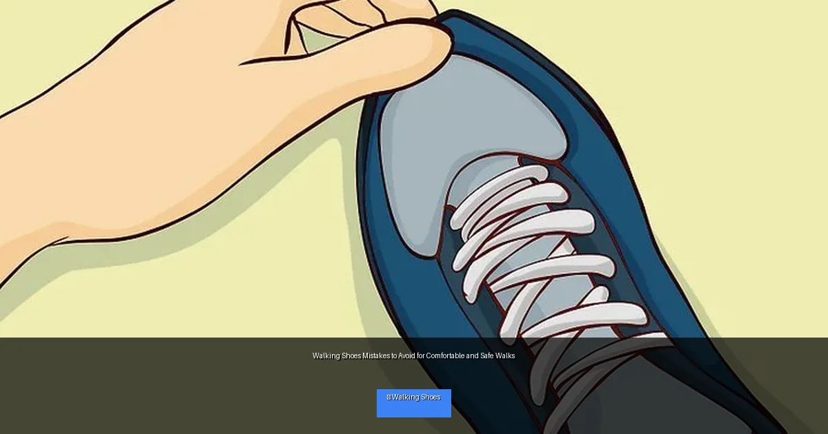 Walking Shoes Mistakes to Avoid for Comfortable and Safe Walks