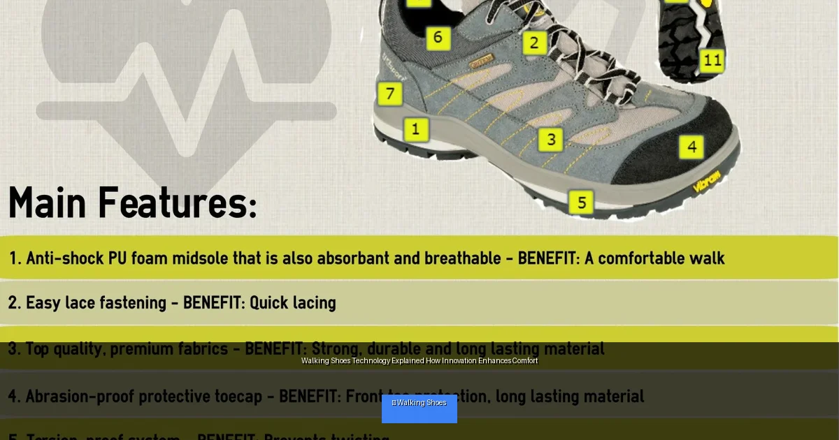 Walking Shoes Technology Explained How Innovation Enhances Comfort