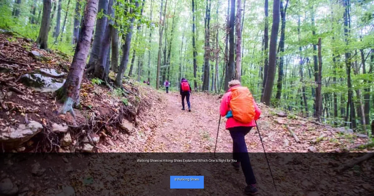Walking Shoes vs Hiking Shoes Explained Which One Is Right for You