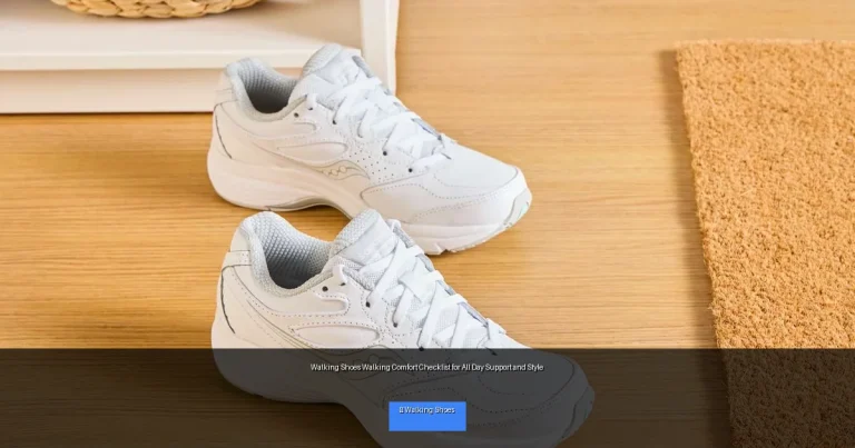 Walking Shoes Walking Comfort Checklist for All Day Support and Style
