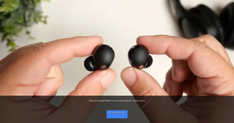 What Are the Best Noise Cancelling Earbuds for Travel in 2024