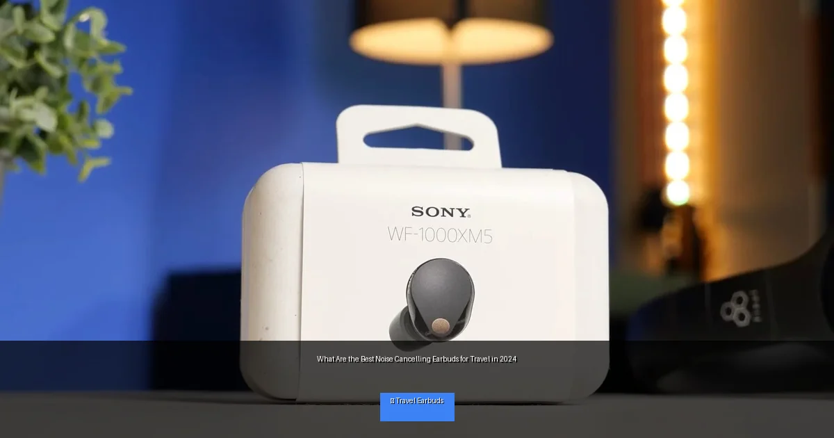 What Are the Best Noise Cancelling Earbuds for Travel in 2024