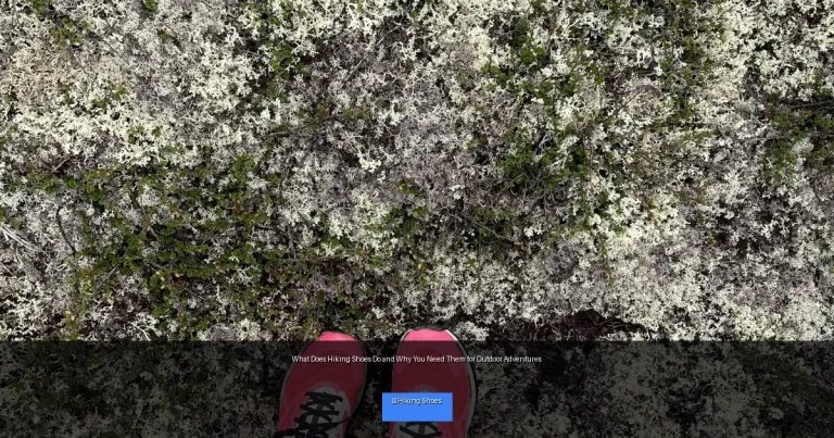 What Does Hiking Shoes Do and Why You Need Them for Outdoor Adventures
