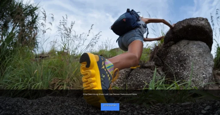 What Does Hiking Shoes Look Like Discover Features and Styles