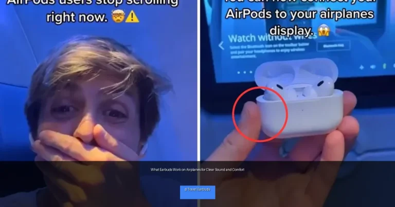What Earbuds Work on Airplanes for Clear Sound and Comfort