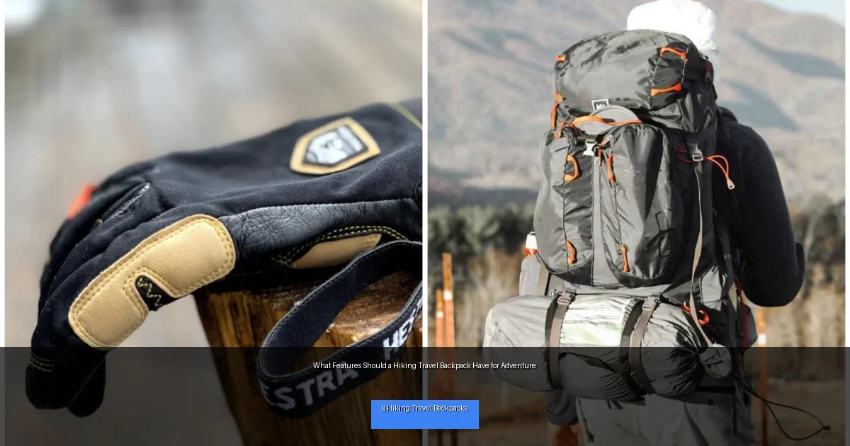 What Features Should a Hiking Travel Backpack Have for Adventure