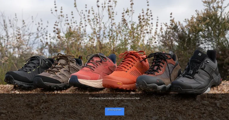 What Hiking Shoes to Buy for Comfort Durability and Style