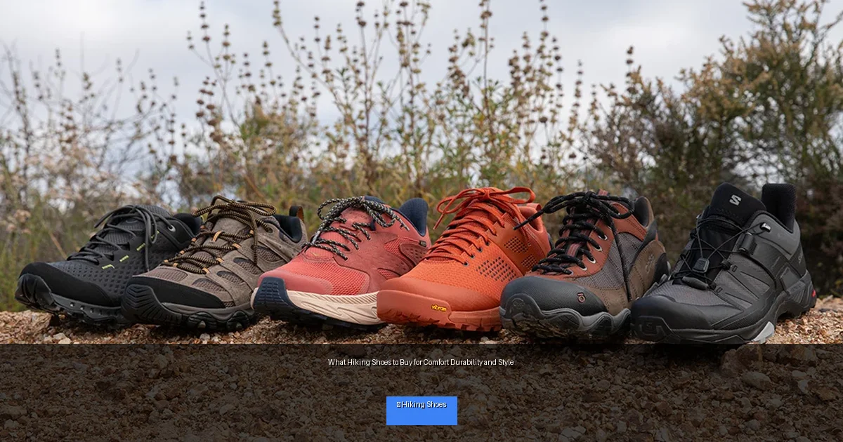 What Hiking Shoes to Buy for Comfort Durability and Style