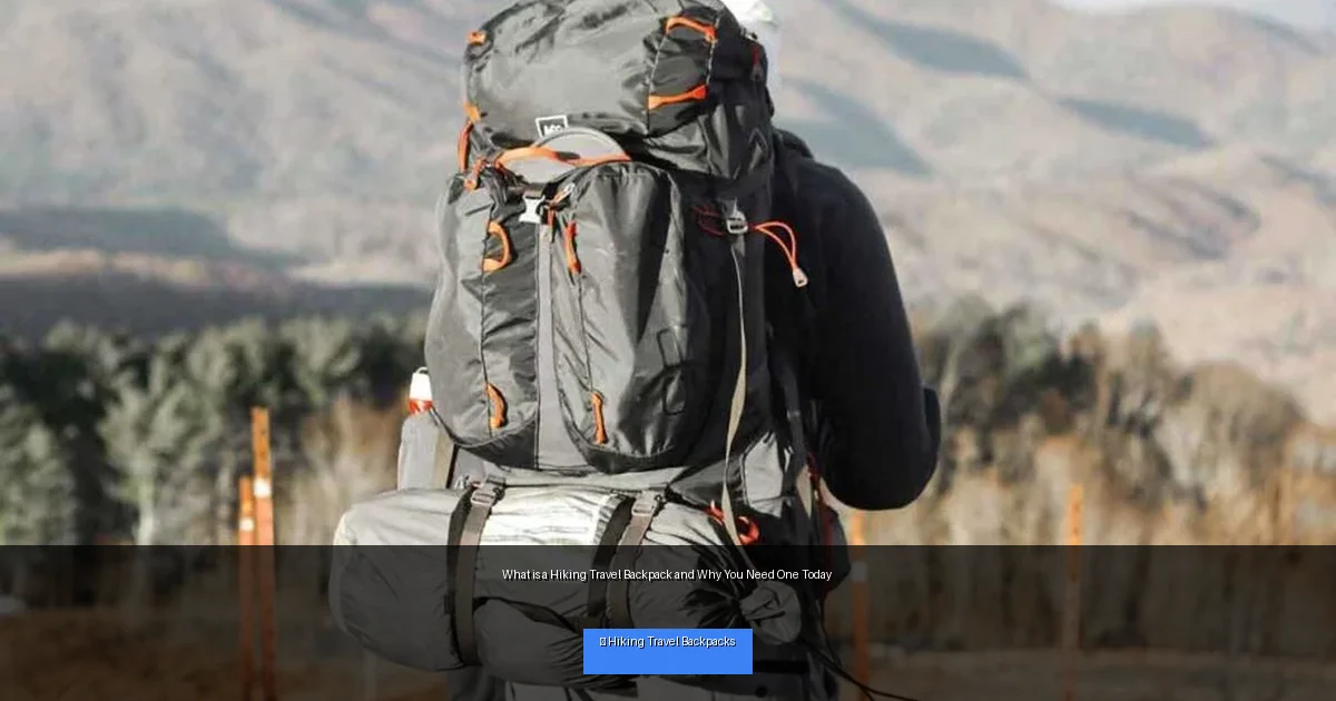 What is a Hiking Travel Backpack and Why You Need One Today