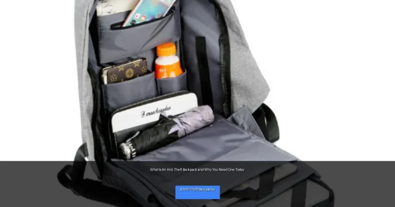 What Is An Anti Theft Backpack and Why You Need One Today