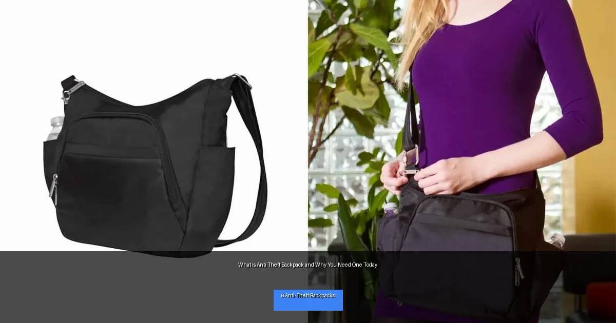 What is Anti Theft Backpack and Why You Need One Today