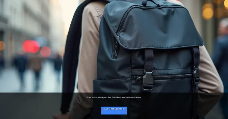 What Makes a Backpack Anti Theft Features You Need to Know