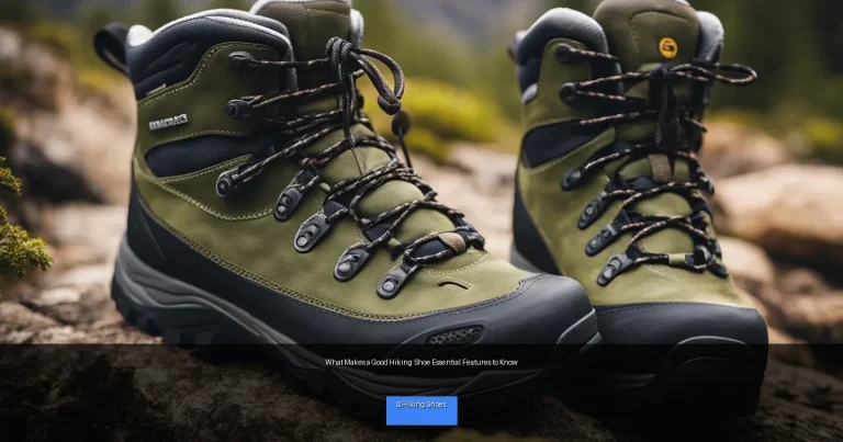 What Makes a Good Hiking Shoe Essential Features to Know
