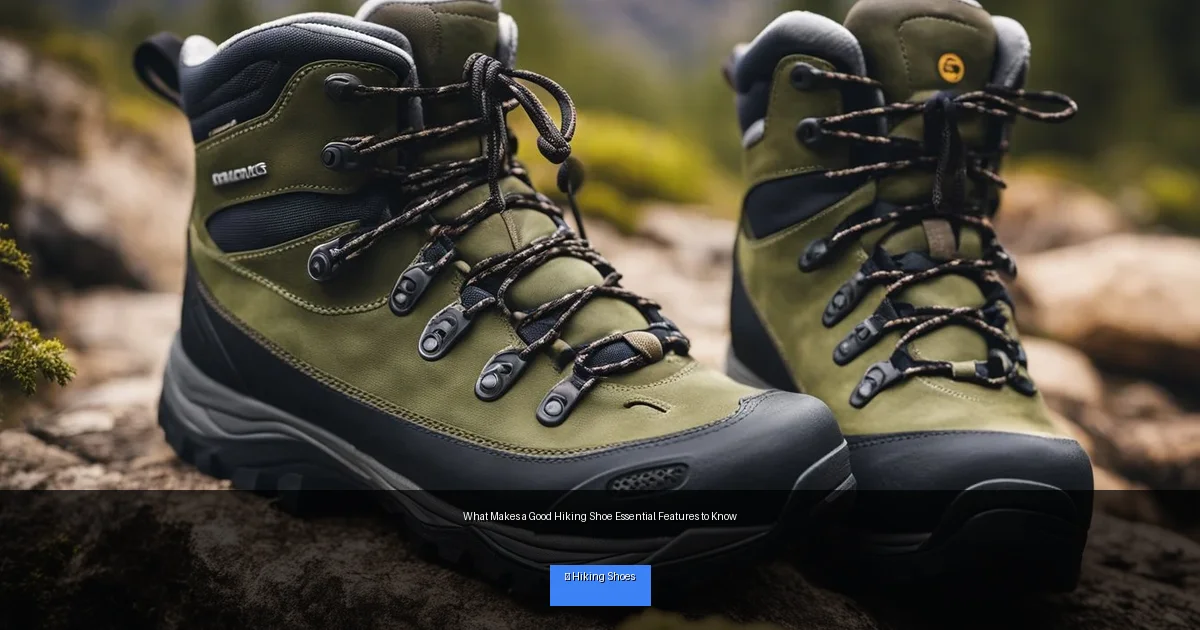 What Makes a Good Hiking Shoe Essential Features to Know