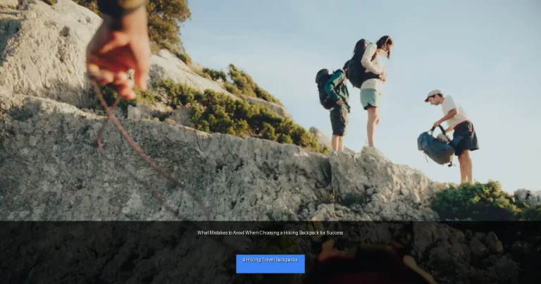 What Mistakes to Avoid When Choosing a Hiking Backpack for Success