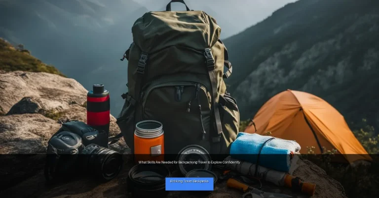 What Skills Are Needed for Backpacking Travel to Explore Confidently