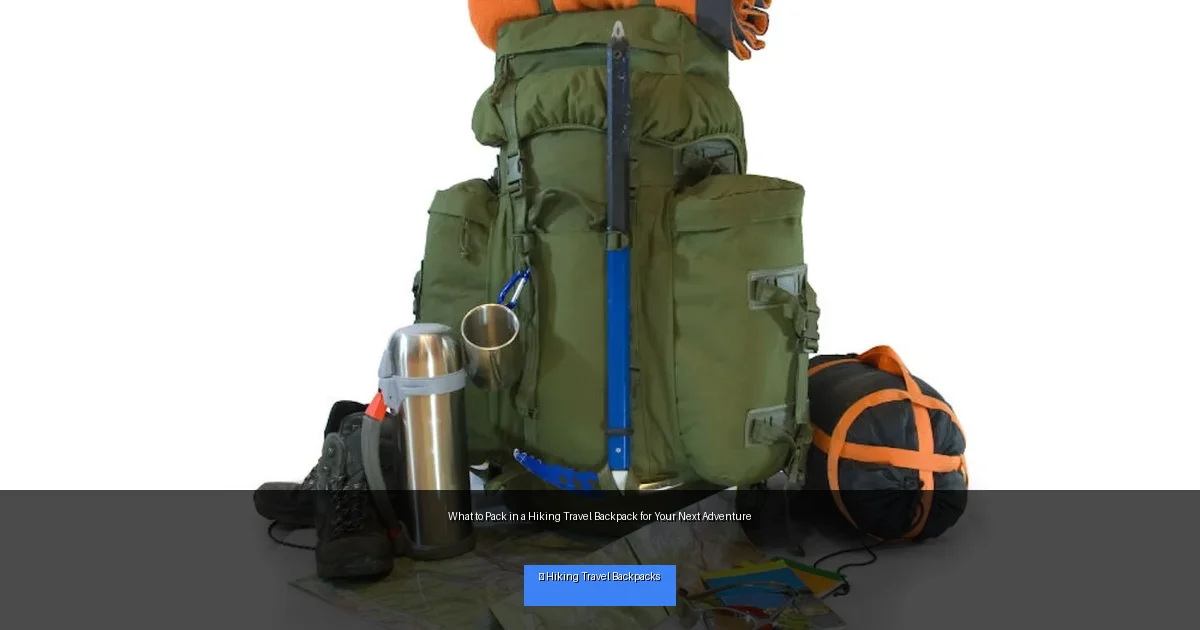 What to Pack in a Hiking Travel Backpack for Your Next Adventure